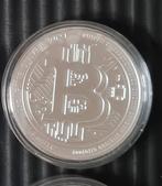 2021 Bitcoin zilver munt, Timbres & Monnaies, Monnaies | Pays-Bas, Enlèvement ou Envoi, Argent