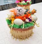 Pasen : decoratiepotje met eitjes, kuikentjes ..., Enlèvement