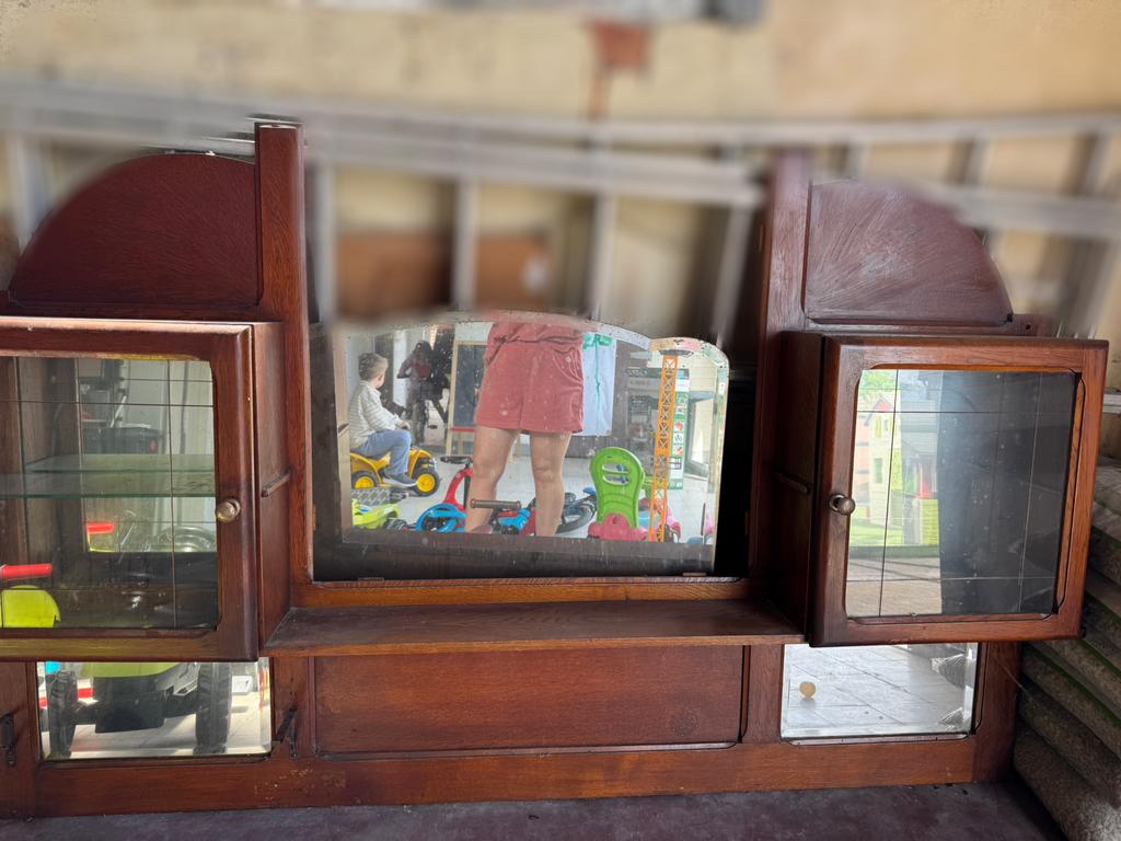 Vintage barwand/kast, Ophalen