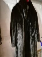 Vintage bont jas in zwarte nerts, Kleding | Dames, Ophalen of Verzenden