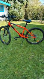 VELO VTT ROCKRIDER 500 DECATHLON 24" ORANGE FLUO 18 Vitesses, Vélos & Vélomoteurs, Enlèvement, Comme neuf