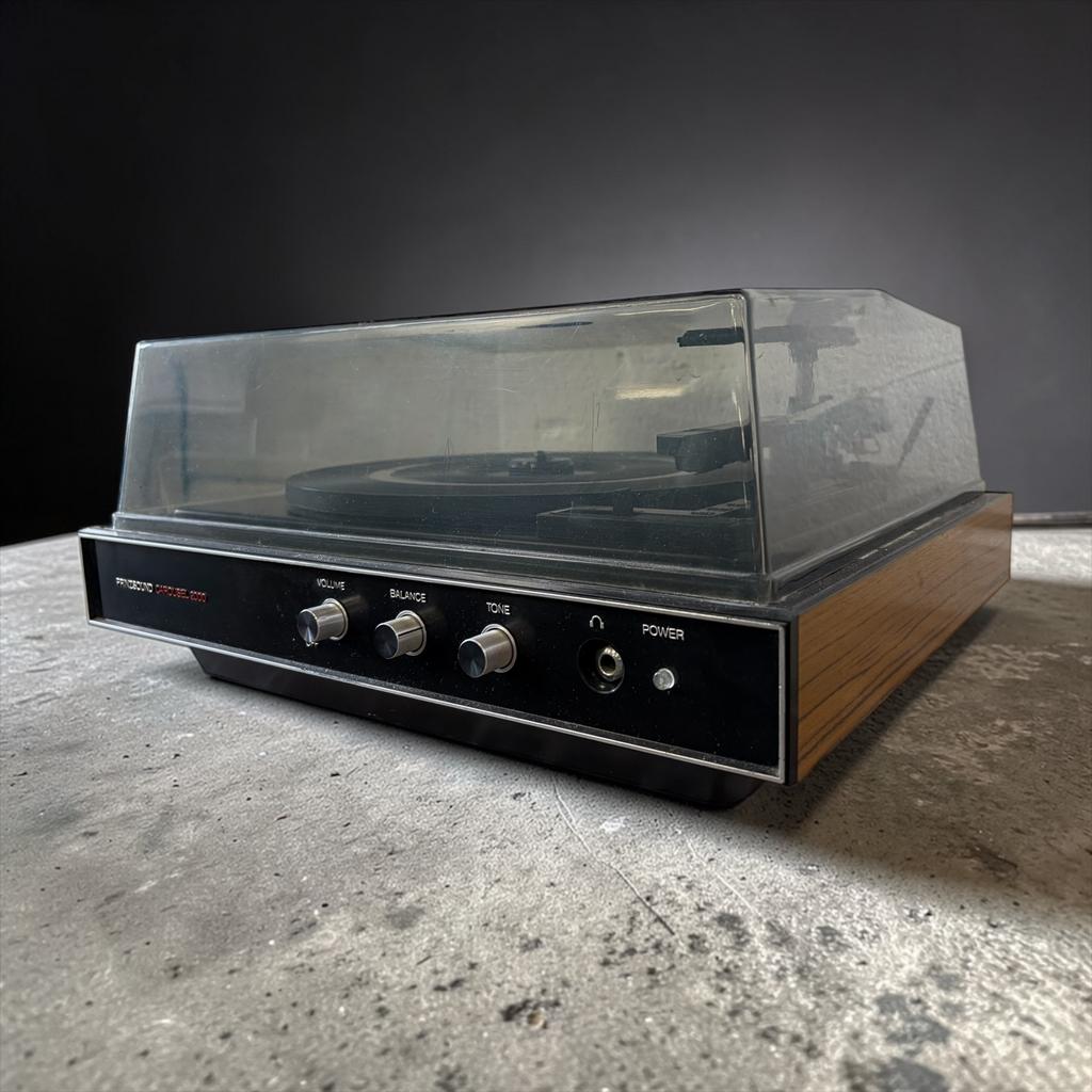 Vintage platenspeler 'Prinzsound Carousel 2000', Ophalen, Niet werkend, Platenspeler
