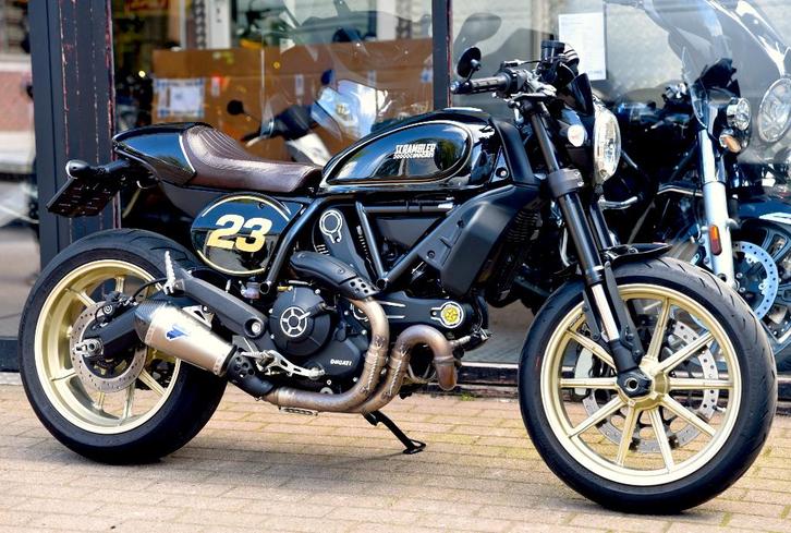 DUCATI SCRAMBLER CAFE RACER ***MOTOVERTE.BE***, Motos, Motos | Ducati, Entreprise, Naked bike, 2 cylindres, Occasion, Occasion