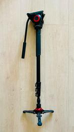 Monopod vidéo Manfrotto alu 4 sections + rotule MVMX PRO 500, TV, Hi-fi & Vidéo, Enlèvement, Comme neuf, Rotule