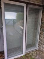 Meranti ramen met dubbelglas, Doe-het-zelf en Bouw, Ophalen, Gevelraam of Ruit, 80 tot 120 cm, 160 cm of meer