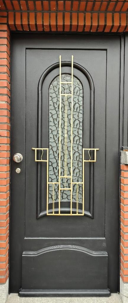 Houten voordeur, Ophalen, Gebruikt, 215 cm of meer, Buitendeur