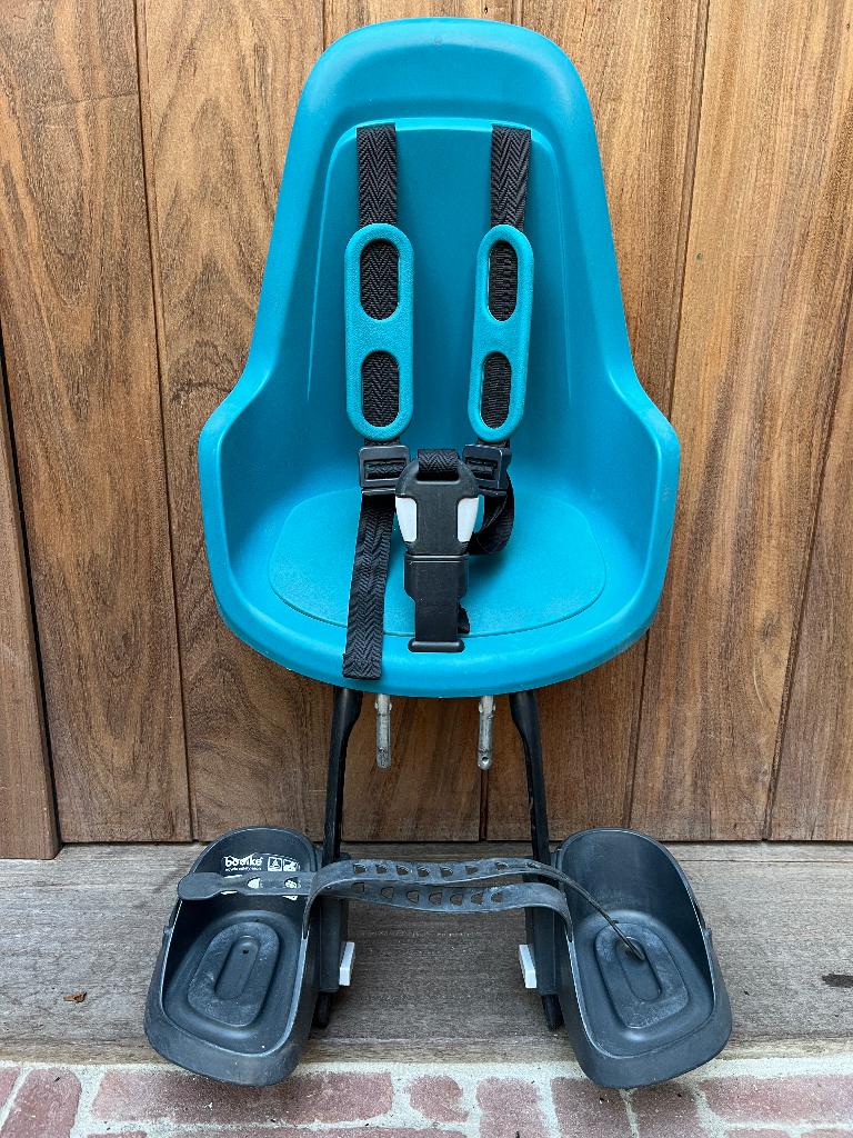 Fietsstoeltje + Windscherm Bobike Mini, Repose-pieds, Enlèvement, Utilisé, 0 à 13 kg