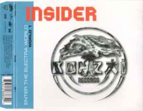 Insider - Enter The Electra World (World 1) (CD Maxi) Bonzai, Cd's en Dvd's, Cd's | Dance en House, Zo goed als nieuw, Techno of Trance