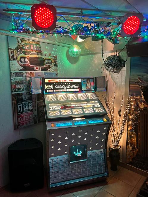 Jukebox seeburg wurlitzer ami mancave hobby muziek singles, Verzamelen, Automaten | Jukeboxen, Zo goed als nieuw, Seeburg, 1960 tot 1970