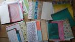 Groot pakket (motief)papier voor scrapbooking of wenskaarten, Hobby en Vrije tijd, Ophalen, Zo goed als nieuw, Papier of Karton