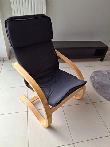 Fauteuil zwart nieuw