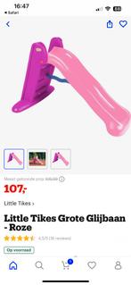 Little Tikes roze glijbaan, Kinderen en Baby's, Speelgoed | Buiten | Speeltoestellen, Ophalen, Zo goed als nieuw, Glijbaan