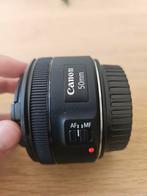 Canon 50mm 1.8 STM EF, Ophalen of Verzenden, Zo goed als nieuw