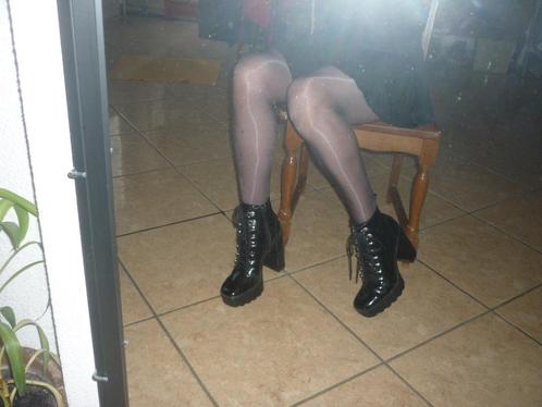 laarzen, Kleding | Dames, Schoenen, Gedragen, Zwart, Verzenden