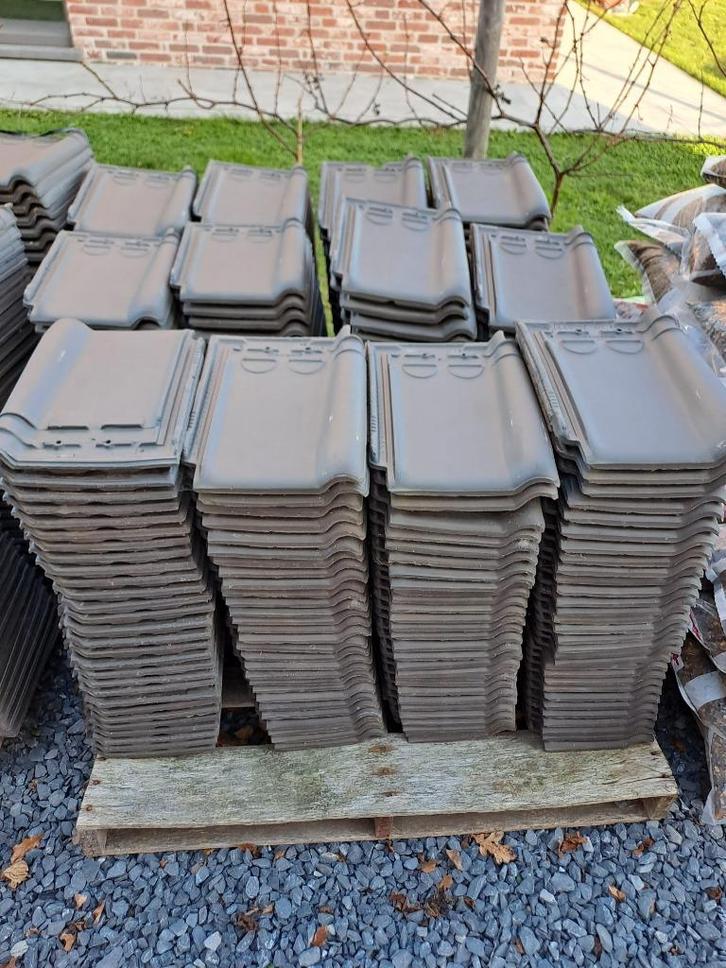 Dakpannen Pottelberg 44 stormpan blauw gesmoord + toebehoren, Doe-het-zelf en Bouw, Dakpannen en Dakbedekking, Nieuw, Dakpannen