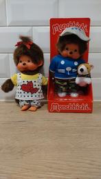 Twee monchhichi poppetjes, Ophalen of Verzenden, Zo goed als nieuw