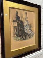 plaat nr. 153 Fashion Review-, Antiek en Kunst, Kunst | Litho's en Zeefdrukken, Ophalen
