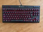 Corsair K63 Compact Cherry MX rouge, Comme neuf, Azerty, Clavier gamer, Filaire