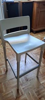 Bar stoelen hoog, Ophalen, Kunststof, Twee, Wit