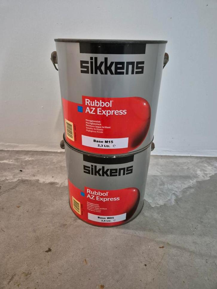 Sikkens Rubbol AZ Express — set de deux canettes, Bricolage & Construction, Peinture, Vernis & Laque, Enlèvement ou Envoi