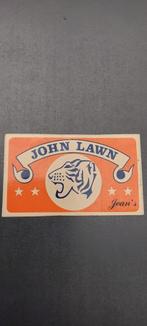 Sticker autocollant John Lawn Jean's vintage, Gebruikt, Ophalen of Verzenden