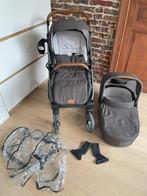 Mutsy Nio Leaf Green kinderwagen - Dark Grey/ Cognac Frame, Ophalen, Gebruikt, Overige merken, Voetenzak