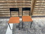 2 ikea stoelen, Ophalen, Gebruikt, Zwart, Twee
