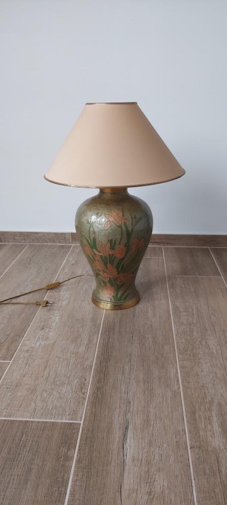 Vintage Grote Messing Tafellamp van Regina, Antiek en Kunst, Antiek | Verlichting, Ophalen