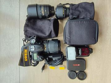 Nikon D7000 18-105 VR-kit +55-300 +50 +SB910 +denktanktas beschikbaar voor biedingen