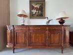 Massieve kersenhouten dressoir met afgeronde hoeken, Huis en Inrichting, Ophalen, Gebruikt, 200 cm of meer, Kersenhout