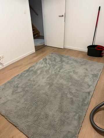 Grijs hoogpollig zachte Tapijt 160x230 beschikbaar voor biedingen
