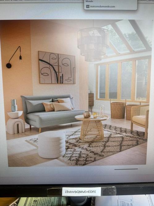 Slaapbank 2 persoons en oplegmatras, Huis en Inrichting, Stoffering | Behang, Ophalen