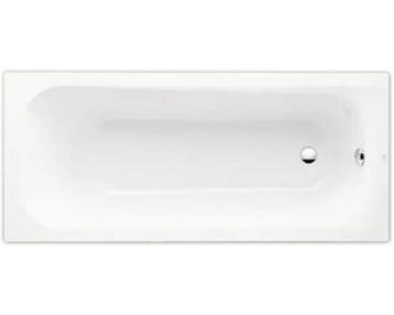 Rechthoekige badkuip 170 x 75 cm glad wit
