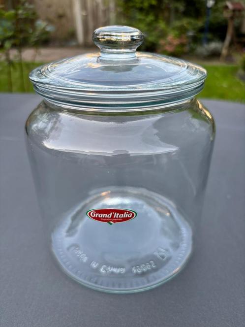 IKEA glazen pot Grand Italia pastapot snoeppot opbergpot, Huis en Inrichting, Keuken | Potten en Pannen, Zo goed als nieuw, Pot, Bus of Blik