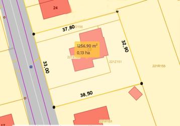 Bouwgrond te koop., Genk, 1000 à 1500 m²