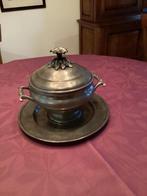 Tinnen soepterrine, Ophalen