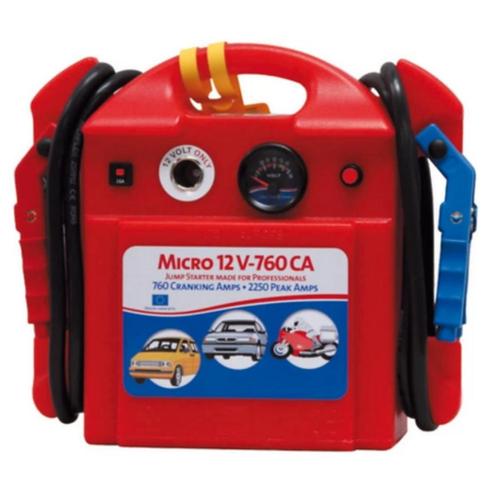 DRAAGBARE STARTBOOSTER 12 VOLT CAPACITEIT 800 AMPÈRE, Auto diversen, Jumpstarters, Zo goed als nieuw, Ophalen