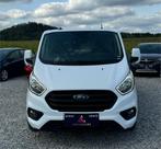 FORD TRANSIT CUSTOM AUTOMATISCHE - 2.0TDCI - 3PL - BT, Auto's, Ford, Automaat, Stof, 1995 cc, Wit