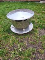 Schouwkap inox 200mm diameter, Doe-het-zelf en Bouw, Ophalen, Zo goed als nieuw