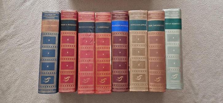 Lot 16 Boeken Phanteon der Nobelprijswinnaars Literatuur, Boeken, Literatuur, Gelezen, Nederland, Ophalen of Verzenden