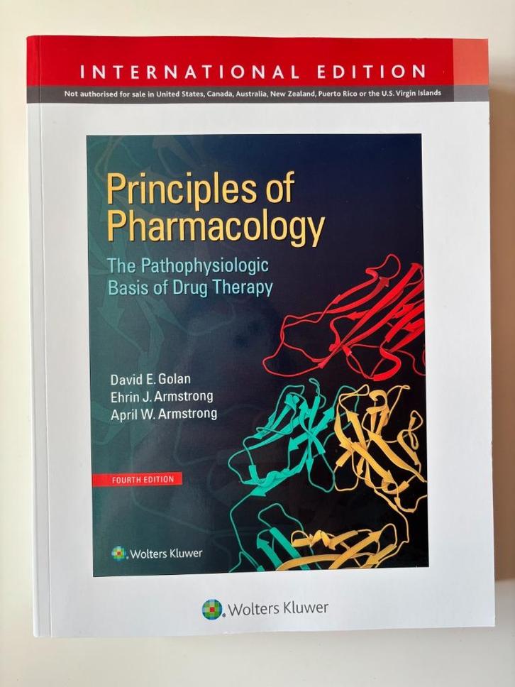 Principles of pharmacology (Biomedische 1ste bachelor), Boeken, Studieboeken en Cursussen, Zo goed als nieuw, Hoger Onderwijs