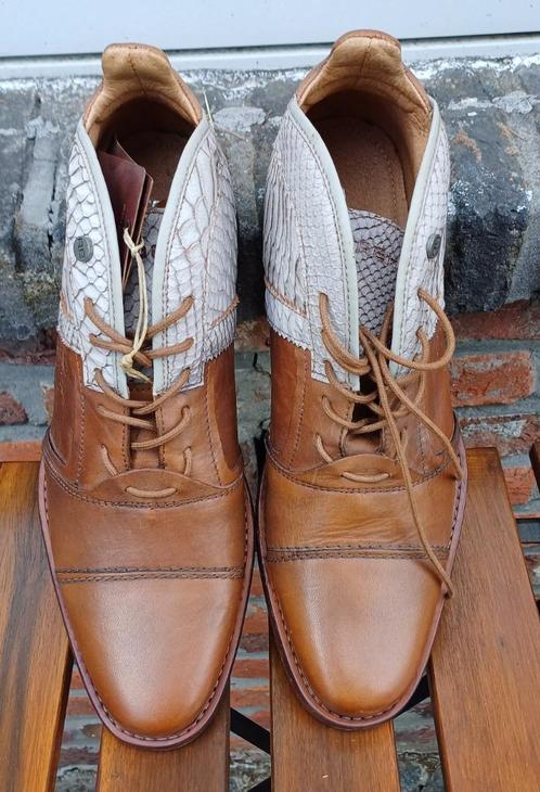 Rehab shoenen bootschoen mocassin White Pepper, Kleding | Heren, Schoenen, Nieuw, Boots, Bruin, Ophalen