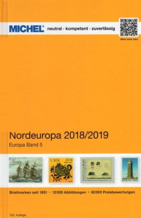 Michel catalogus Noord-Europa Band 5 2018-2019, Timbres & Monnaies, Timbres | Accessoires, Catalogue, Enlèvement ou Envoi