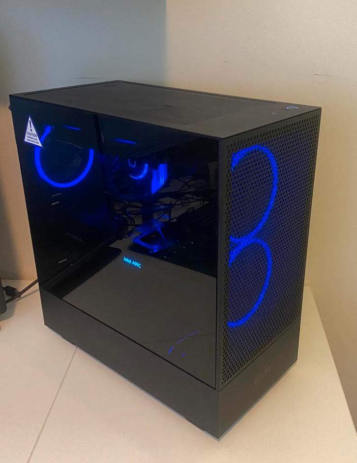 Ryzen 7 5700x intel a770 gaming pc, Computers en Software, Desktop Pc's, Zo goed als nieuw, 4 Ghz of meer, SSD, 32 GB, Met videokaart