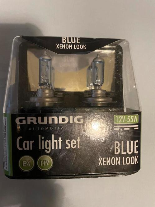 Grundig autolampenset H7 12V 55W Blue Xenon Look, Auto-onderdelen, Verlichting, Nieuw, Ophalen of Verzenden