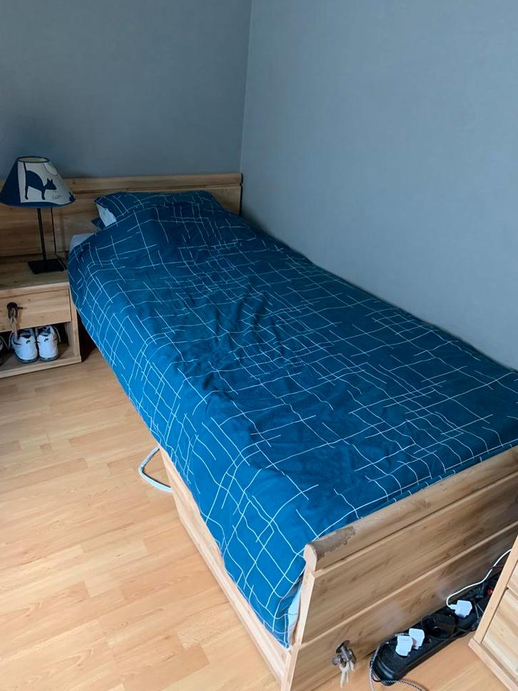 Chambre complète une personne, Huis en Inrichting, Slaapkamer | Complete slaapkamers, Gebruikt, Eenpersoons, Ophalen