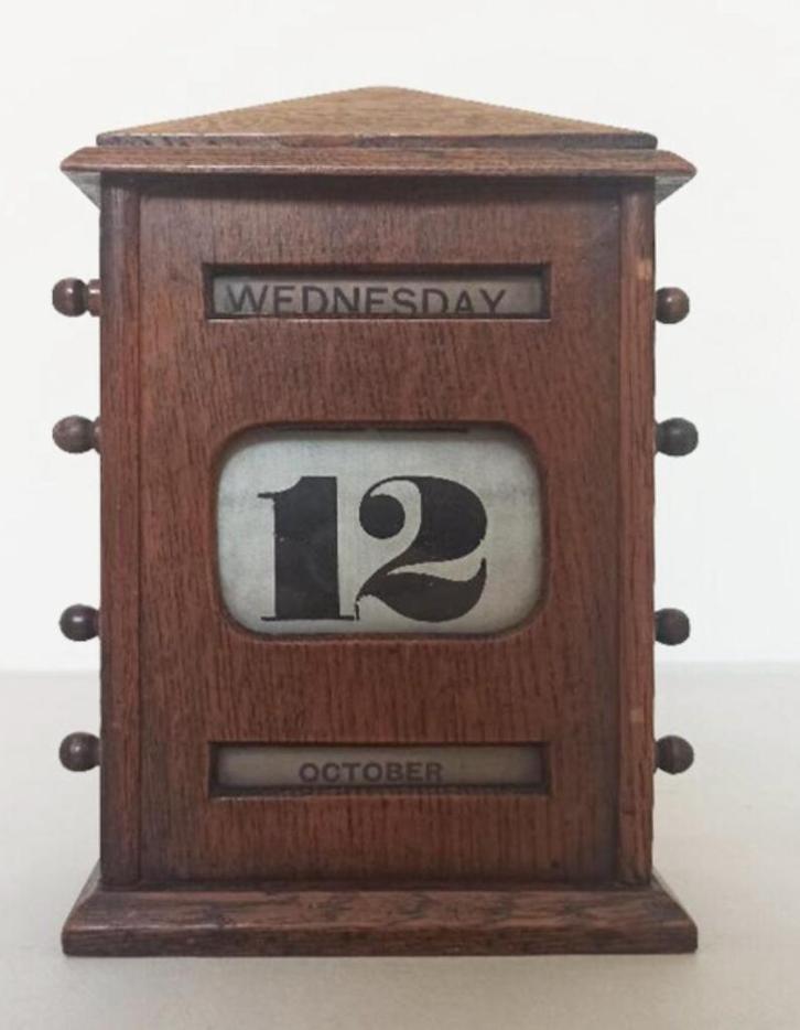 victoriaanse bureaukalender, Antiek en Kunst, Antiek | Kantoor en Zakelijk, Ophalen of Verzenden