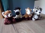 4 knuffels jungle dieren ( als set van 4 ), Kinderen en Baby's, Speelgoed | Knuffels en Pluche, Overige typen, Ophalen of Verzenden