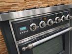 🔥Luxe Boretti Majestic Fornuis 70cm antraciet & rvs 1 oven, 60 cm of meer, Zo goed als nieuw, Energieklasse A of zuiniger, Gas