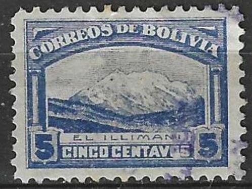 Bolivia 1916 - Yvert 107 - Illimani gebergte - 5 c. (ST), Postzegels en Munten, Postzegels | Amerika, Gestempeld, Verzenden